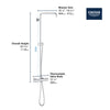 [26728000] CoolTouch Thermostatic Shower System - GROHE StarLight Chrome