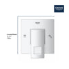 [29217001] 3-Way Diverter Trim - GROHE StarLight Chrome