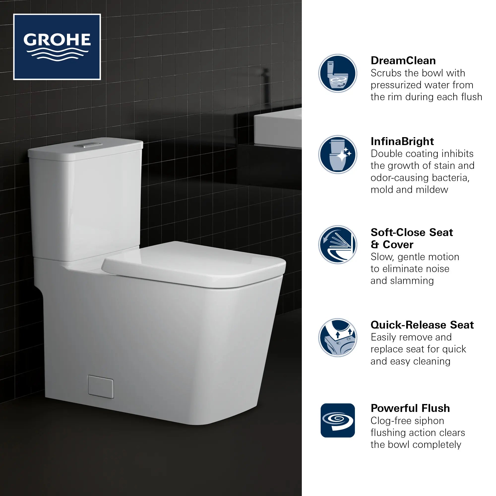 Two-Piece Dual Flush Right Height Elongated Toilet With Seat // ALPINE WHITE // 68830_GROHE_Eurocube_Toilet_39661000_Infographic_1_0_CDNwebp.webp