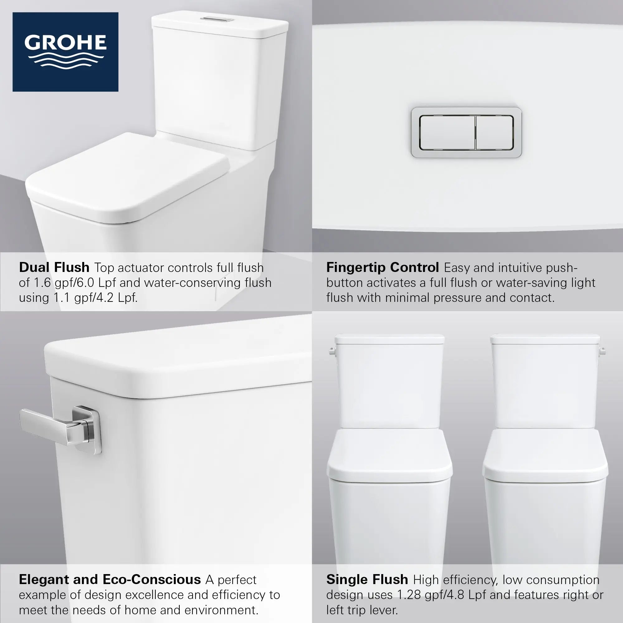 Two-Piece Dual Flush Right Height Elongated Toilet With Seat // ALPINE WHITE // 68843_GROHE_Eurocube_Toilet_39663000_39662000_39661000_Info_2_0_CDNwebp.webp
