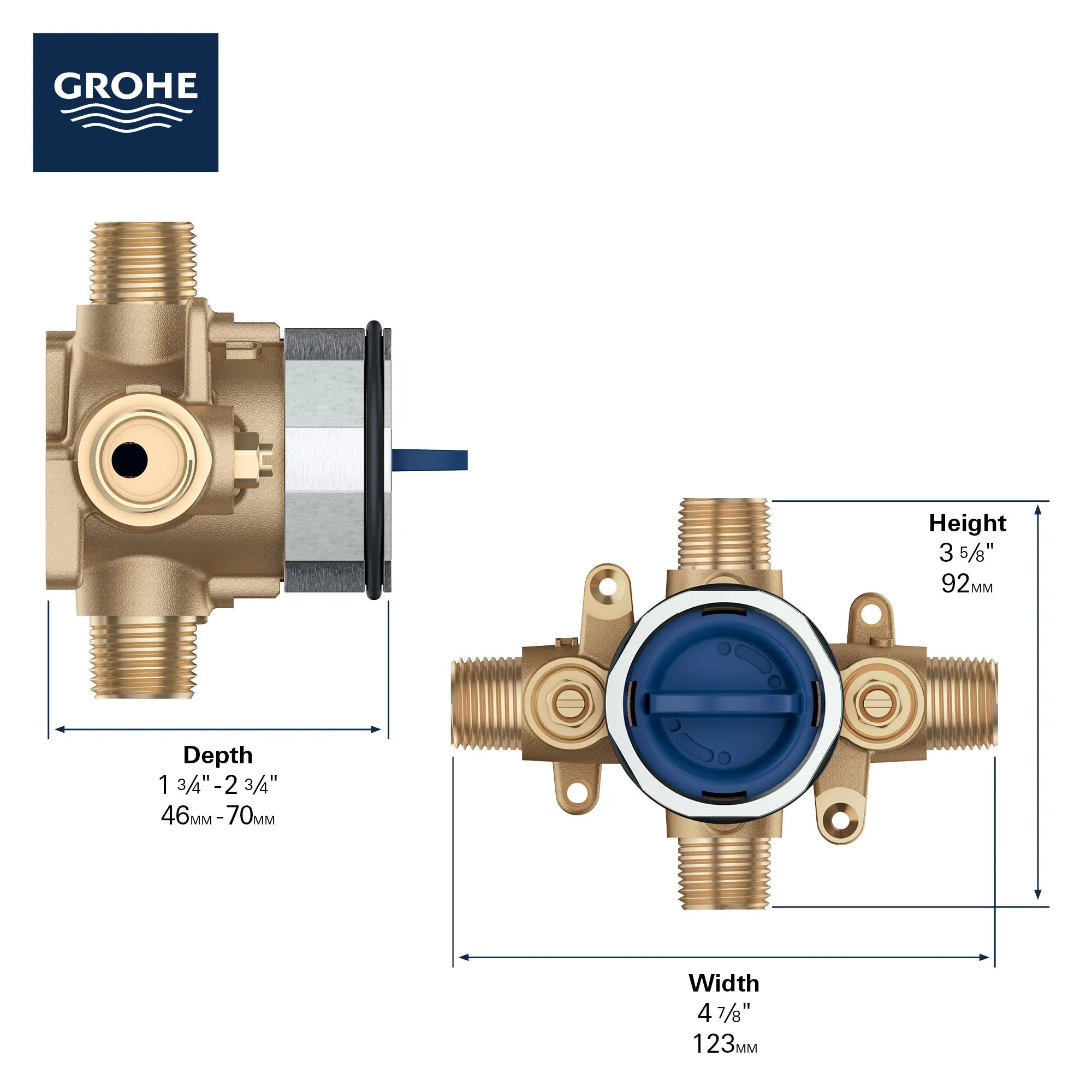 Pressure Balance Rough-In Valve 1/2" Universal // NO FINISH // 68880_GROHE_GrohSafe_3.0_35110000_Infographic_2_0_CDNwebp.webp