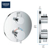 [24151003] Dual Function 2-Handle Thermostatic Valve Trim - GROHE StarLight Chrome