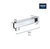 [13407003] Diverter Tub Spout - GROHE StarLight Chrome