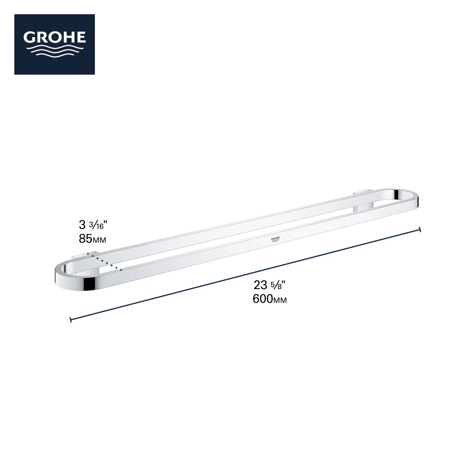24" Towel Bar // GROHE STARLIGHT CHROME // 69075_GROHE_Selection_Acessories_24in_Towel_Bar_41056_Info_1_0_CDNwebp.webp
