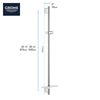 [26603A00] 36" Shower Slide Bar - Hard Graphite