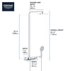 [26379000] Thermostatic Shower System - GROHE StarLight Chrome