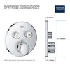[29137000] Dual Function Thermostatic Valve Trim - GROHE StarLight Chrome