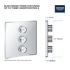 [29127000] Triple Volume Control Trim - GROHE StarLight Chrome
