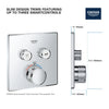 [29164LS0] Dual Function Thermostatic Valve Trim - Moon White