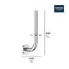 [40385001] Spare Paper Holder - GROHE StarLight Chrome
