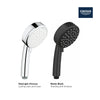 [2757120E] 100 Hand Shower - 2 Sprays, 1.5 GPM (5.7 L/min) - GROHE StarLight Chrome