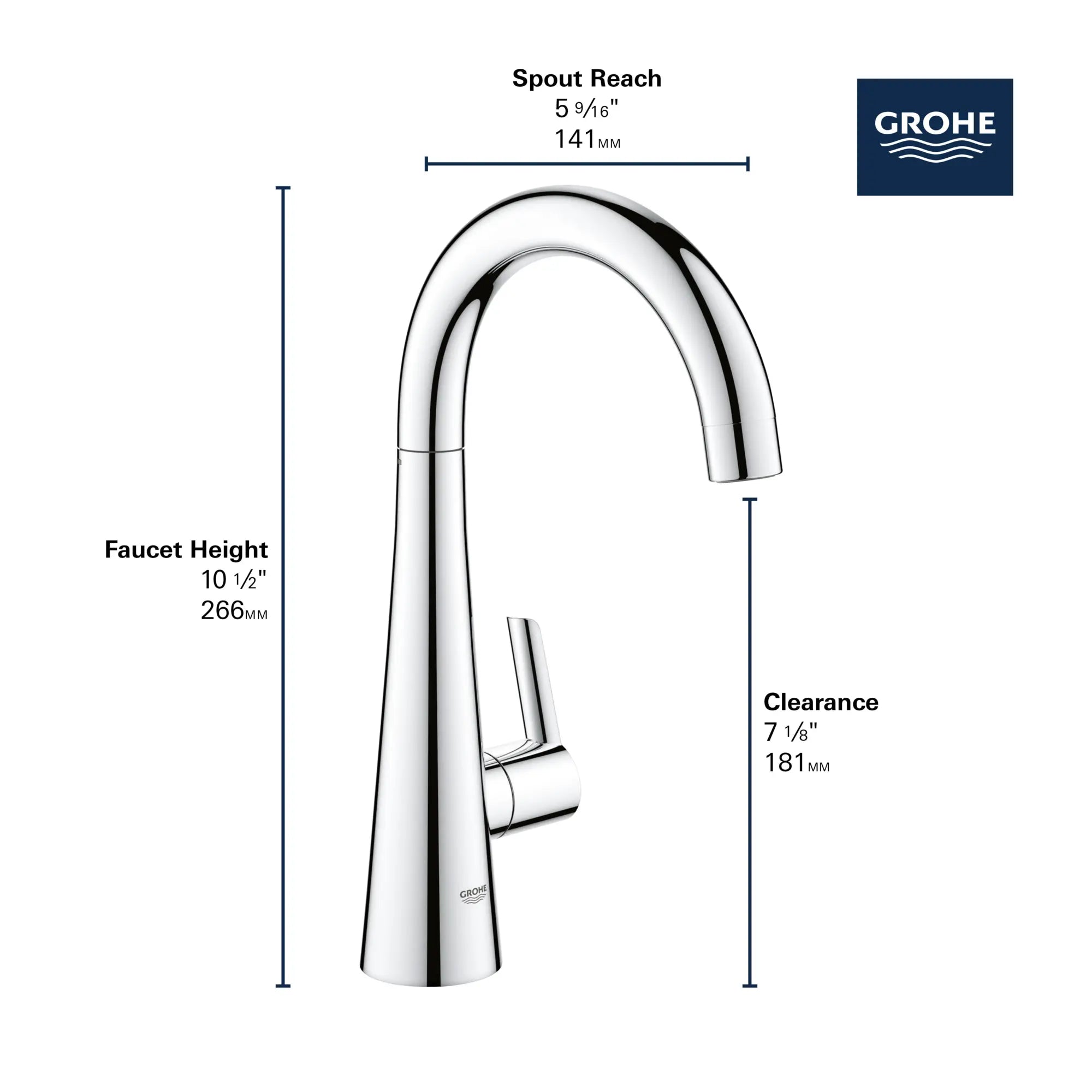 Single-Handle Beverage Faucet (Cold Water Only) with Filtration 6.6 L/ Single-Handle Beverage Faucet (Cold Water Only) with Filtration 6.6 L/
