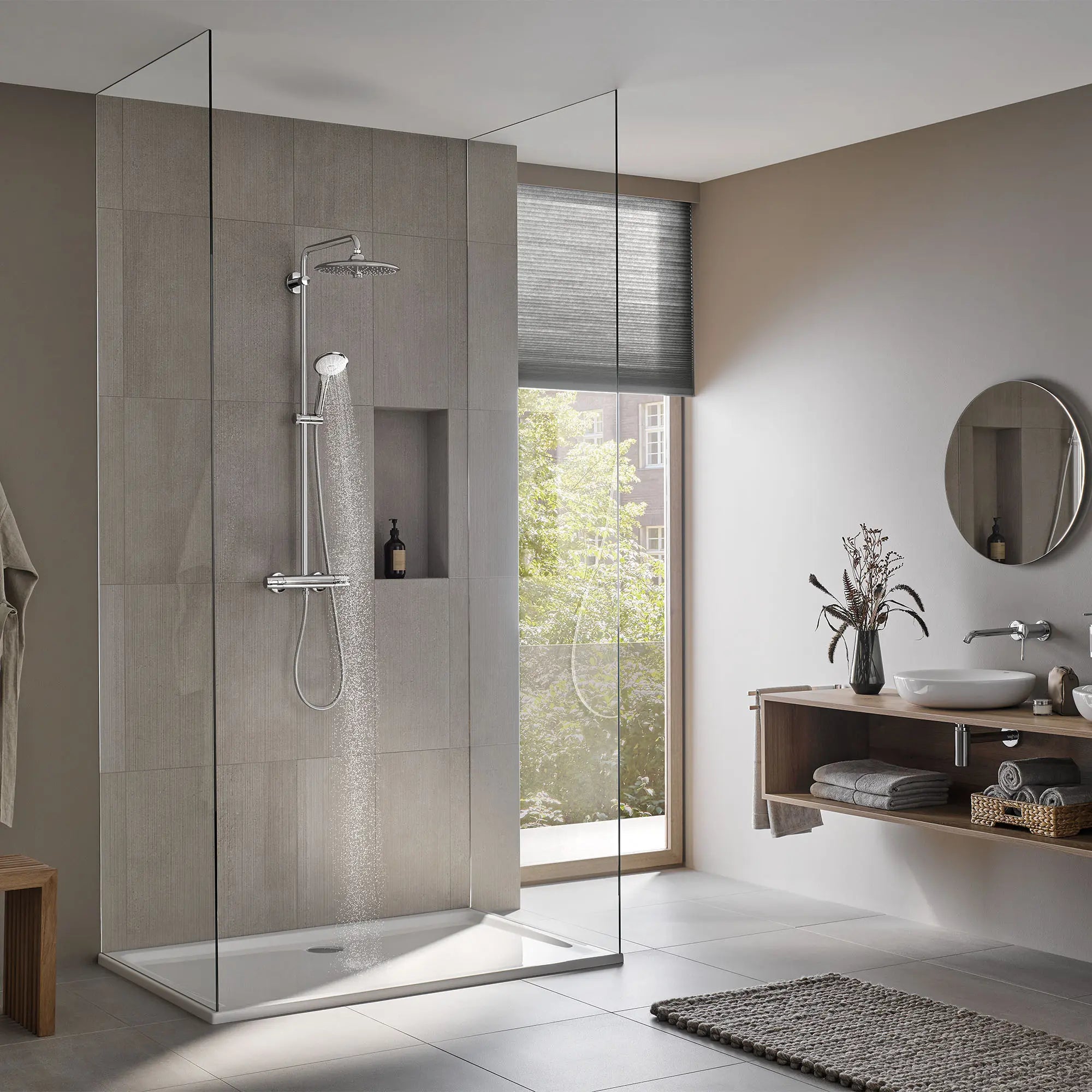 CoolTouch Thermostatic Shower System // GROHE STARLIGHT CHROME // 70722_B-26128002_26728000_1_CDNwebp.webp