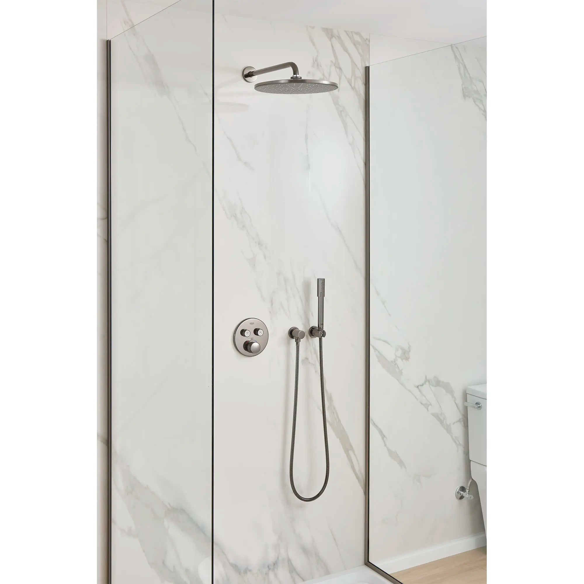 Dual Function 2-Handle Thermostatic Valve Trim // GROHE STARLIGHT CHROME // 70886_B-26644000_24151003_26545000_CDNwebp.webp