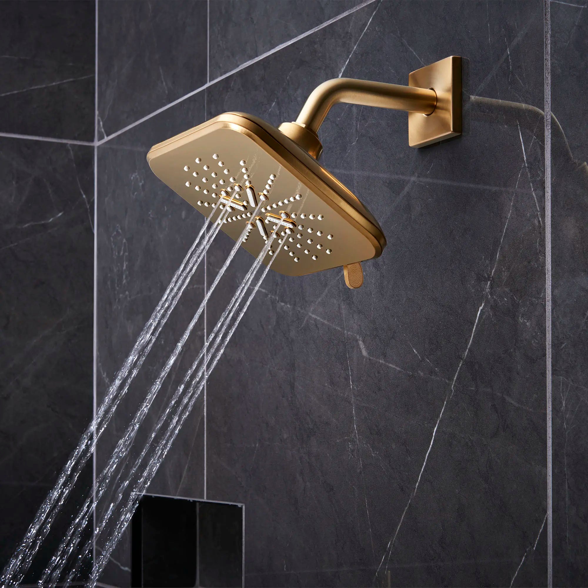 Shower Head, 6-1/2" - 3 Sprays, 1.75 GPM (6.6 L/min) // BRUSHED COOL SUNRISE // 71104_B-26797GN0_2_CDNwebp.webp