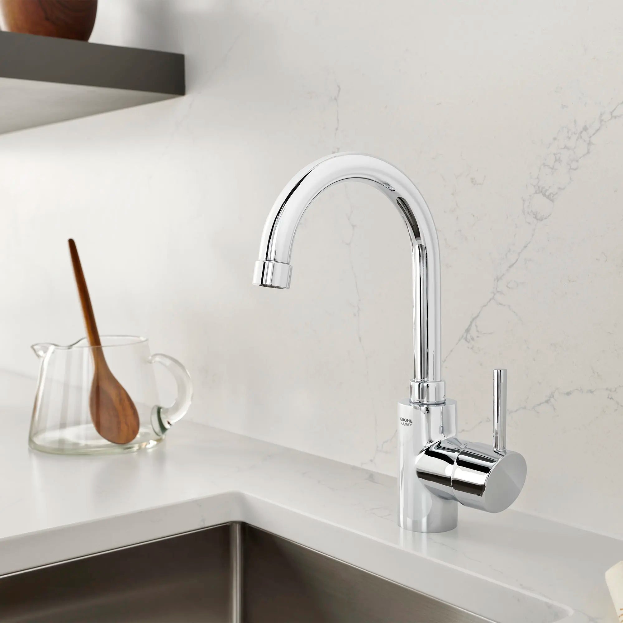 Single-Handle Pull Down Dual Spray Bar Faucet 5.7 L/min (1.5 gpm) // GROHE STARLIGHT CHROME // 72009_B-31518000_2_CDNwebp.webp
