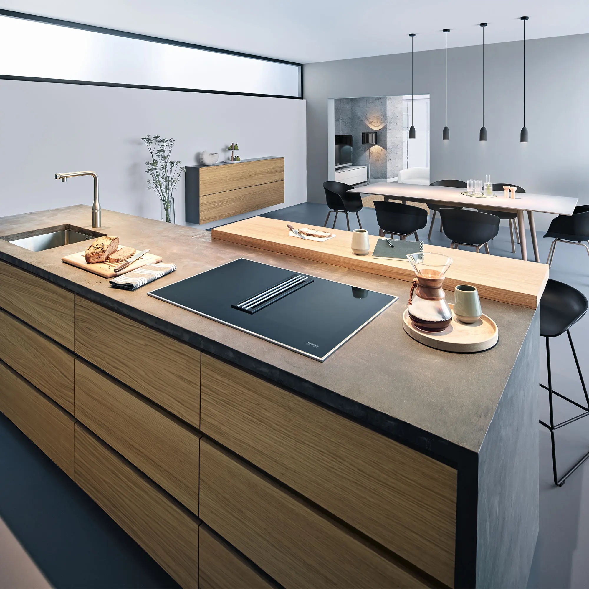 SmartControl Pull-Out Single Spray Kitchen Faucet 6.6 L/min (1.75 gpm) // SUPERSTEEL INFINITYFINISH // 72089_B-31616DC0_3_CDNwebp.webp