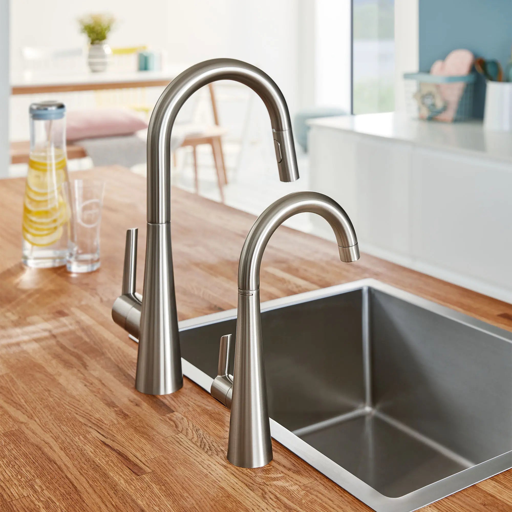 GROHE Zedra Single-Handle Beverage Faucet (Cold Water Only) with Filtration 1.75 GPM (6.6 L/min) // SUPERSTEEL INFINITYFINISH // 72128_B-32283DC3_30026DC2_CDNwebp.webp