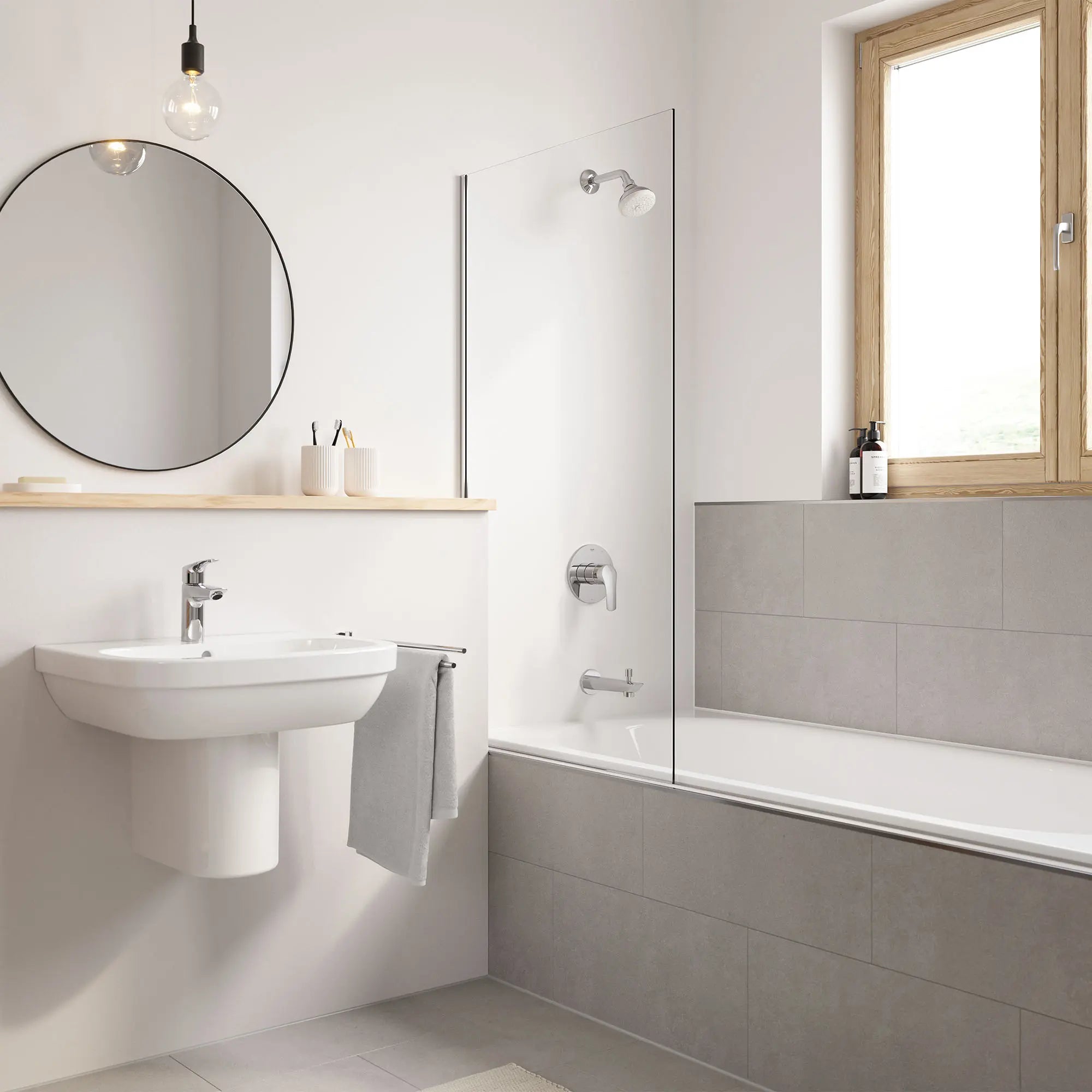 Single Hole Single-Handle S-Size Bathroom Faucet, 1.2 GPM (4.5 L/min) // GROHE STARLIGHT CHROME // 72157_B-32642003_32643003_13356003_19458003_26044001_CDNwebp.webp