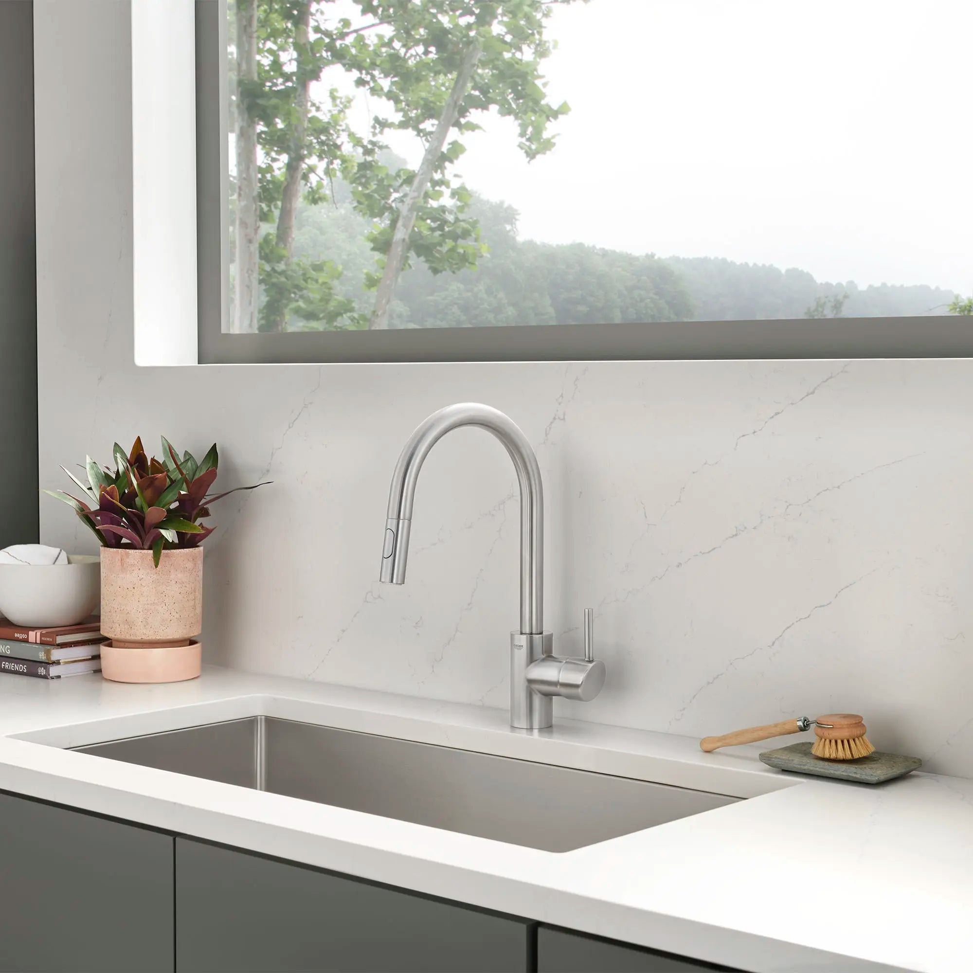 Concetto Single-Handle Pull-Down Kitchen Faucet Dual Spray 1.75 GPM (6.6 L/min) // SUPERSTEEL INFINITYFINISH // 72185_B-32665DC3_2_CDNwebp.webp