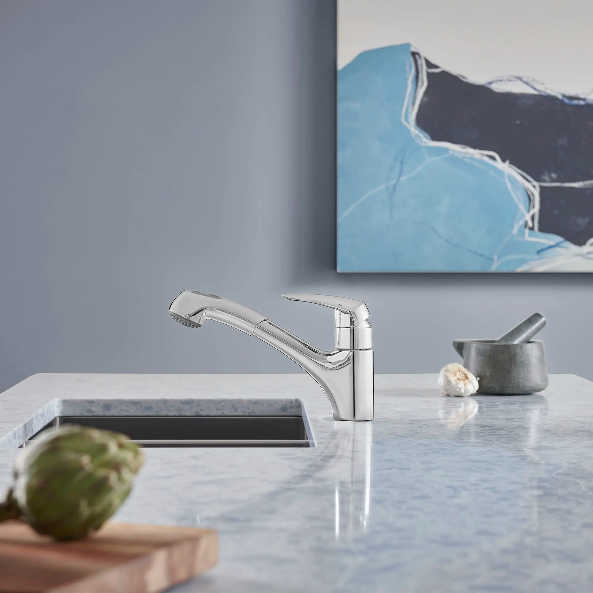 Eurodisc Single-Handle Pull-Out Kitchen Faucet Dual Spray 1.75 GPM // GROHE STARLIGHT CHROME // 72216_B-33330001_2_CDNwebp.webp