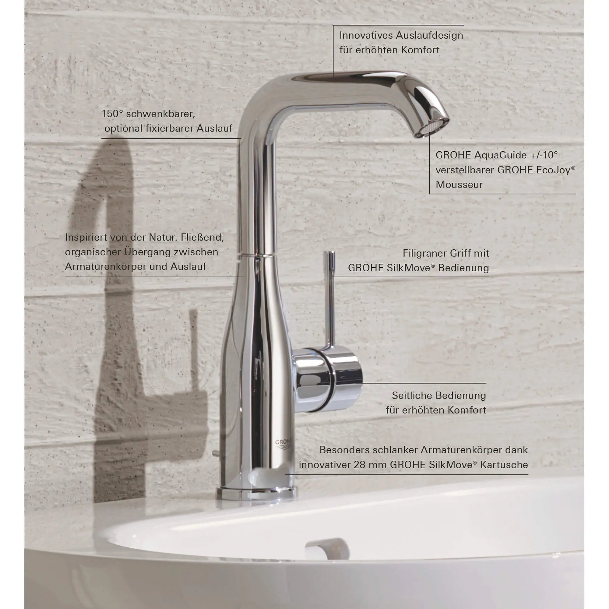 Single Hole Single-Handle L-Size Bathroom Faucet, 1.2 GPM (4.5 L/min) // GROHE STARLIGHT CHROME // 832_2348600a-single-handle-bathroom-faucet-l-size-enviro-4_0_CDNwebp.webp