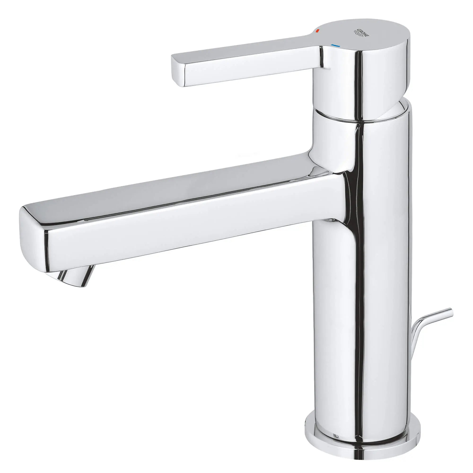 Single Hole Single-Handle M-Size Bathroom Faucet 1.2 GPM // GROHE STARLIGHT CHROME // 853_23742000-enviro-2_0_CDNwebp.webp
