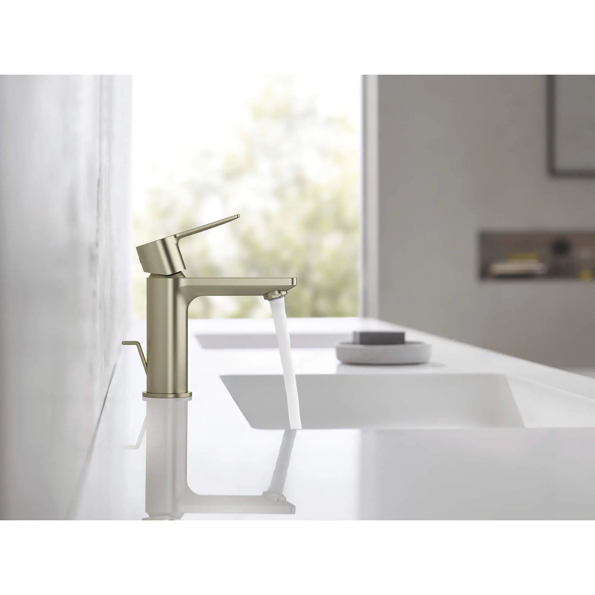 Single Hole Single-Handle XS-Size Bathroom Faucet, 1.2 GPM (4.5 L/min) // BRUSHED NICKEL INFINITYFINISH // 871_23824ena-single-handle-bathroom-faucet-xs-size-enviro-2_0_CDNwebp.webp