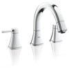 [25154000] 3-Hole 2-Handle Deck Mount Roman Tub Faucet - GROHE StarLight Chrome
