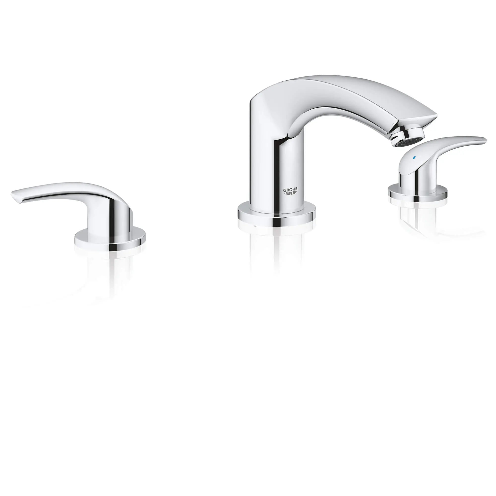 3-Hole 2-Handle Deck Mount Roman Tub Faucet // GROHE STARLIGHT CHROME // 962_25168002-roman-bathtub-faucet-enviro-1_0_CDNwebp.webp
