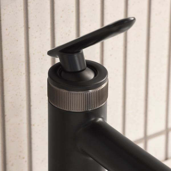 listra bathroom sink faucet handle 